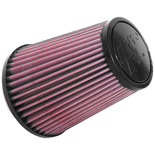 K&N RU-3250 Universal Clamp-On Air Filter - Round Tapered, Cotton Gauze, 5" OD x 6" H