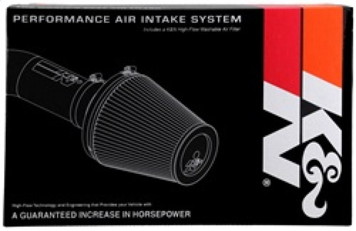 K&N 77-2556KP Typhoon Cold Air Intake System for 2004-2008 Ford F-150 Expedition - Bright Mirrored Tube, Red Filter, 9.55 HP Gain, CARB Legal