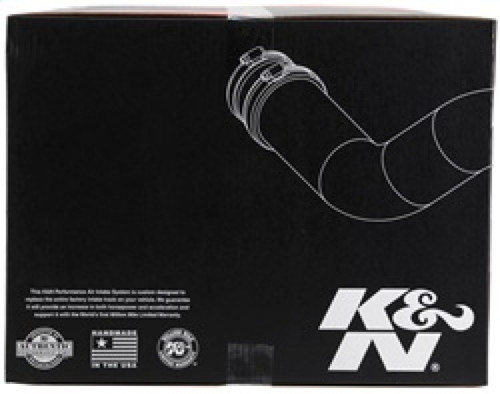K&N 77-2556KP Typhoon Cold Air Intake System for 2004-2008 Ford F-150 Expedition - Bright Mirrored Tube, Red Filter, 9.55 HP Gain, CARB Legal
