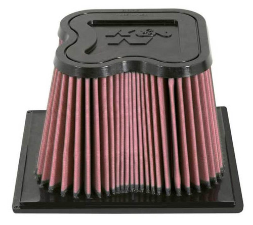 K&N E-0784 Round Replacement Air Filter for 2007-2009 Dodge Ram 2500 3500 - Red Cotton Gauze, Lifetime Warranty