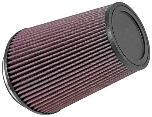 K&N RU-2805XD Universal Clamp-On Air Filter - Tapered Conical, Cotton Gauze, 6.5" OD x 8" H