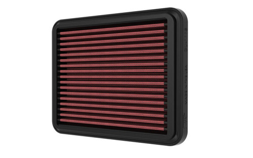 K&N DU-1118 Panel Replacement Air Filter for 2022-2025 Ducati Diavel V4 Multistrada V4 - Red Cotton Gauze, Includes Grease