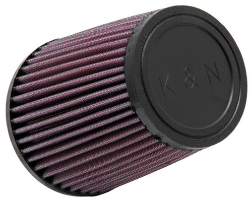 K&N RU-3550 Universal Clamp-On Air Filter - Round Tapered, Cotton Gauze, 4.625" OD x 5.5" H