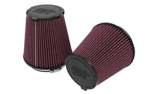 K&N E-0630 Round Replacement Air Filter for 2024-2026 Ford Mustang - Red Cotton Gauze, Lifetime Warranty