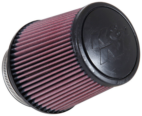 K&N RE-0850 Red Round Tapered Universal Clamp-On Air Filter