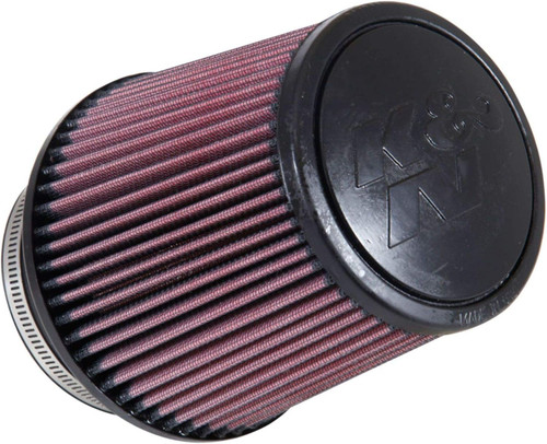 K&N RE-0850 Red Round Tapered Universal Clamp-On Air Filter