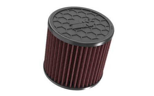 K&N E-0634 Round Replacement Air Filter for 2021-2026 Ford F-250 F-350 Super Duty - Red Cotton Gauze, Lifetime Warranty