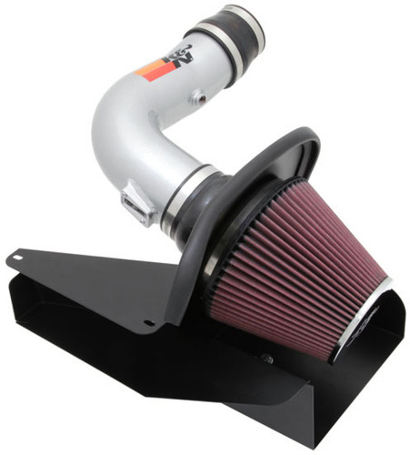 K&N 77-2583KS Typhoon Cold Air Intake System for 2011-2014 Ford Edge - Silver Tube, Red Filter, 9.17 HP Gain
