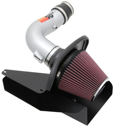 K&N 77-2583KS Typhoon Cold Air Intake System for 2011-2014 Ford Edge - Silver Tube, Red Filter, 9.17 HP Gain