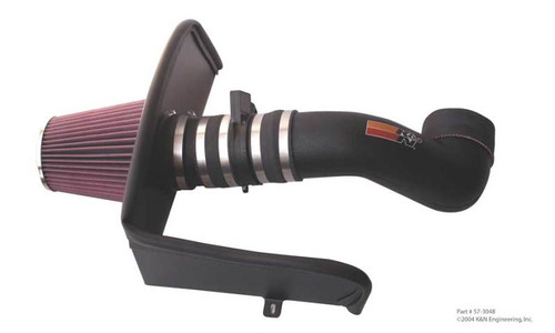 K&N 57-3048 57 Series FIPK Performance Air Intake System for 2003-2004 Chevrolet, GMC Envoy XL, Envoy XUV, Trailblazer EXT - Red Cotton Gauze Filter, Gen II