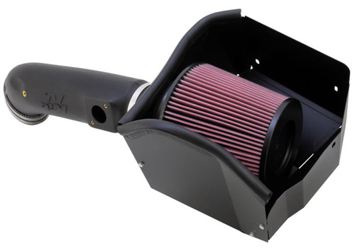 K&N 57-2582 57 Series FIPK Performance Air Intake System for 2011-2016 Ford F-250 Super Duty, F-350 Super Duty, F-450 Super Duty, F-550 Super Duty - Red Cotton Gauze Filter, Gen II