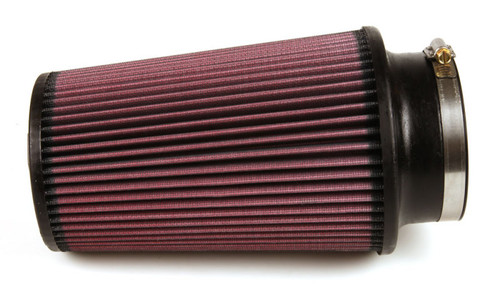 K&N RE-0870 Red Round Tapered Universal Clamp-On Air Filter