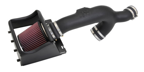 K&N 57-2583 57 Series FIPK Performance Air Intake System for 2011-2014 Ford F-150 - Red Cotton Gauze Filter, Gen II