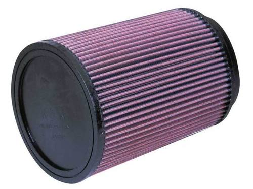 K&N RU-3020 Universal Clamp-On Air Filter - Round Straight, Cotton Gauze, 6.5" OD x 9" H