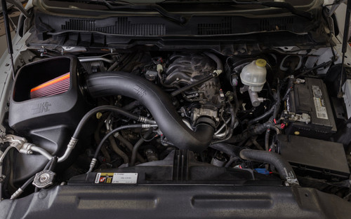 K&N NextGen Cold Air Intake 50-1564 for 2013-2024 Ram 1500 3.6L V6 - Red Oiled Filter