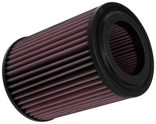 K&N E-0642 Round Replacement Air Filter for 2019-2023 Ford Ranger - Red Cotton Gauze, Lifetime Warranty