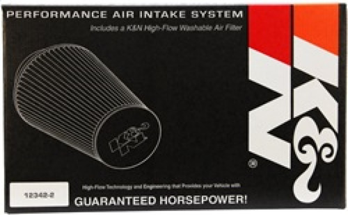 K&N 57-0348 57i Gen I Performance Air Intake System - Red Cotton Gauze Filter with Flex & Rubber Hose