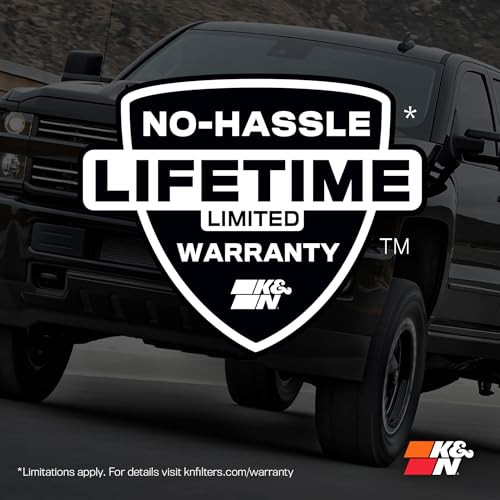 K&N High-Flow Air Filter 33-5100 for 2020-2026 Ford F-250 F-350 Super Duty - Panel Replacement Filter