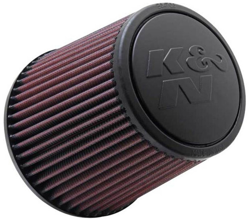 K&N RE-0930 Red Round Tapered Universal Clamp-On Air Filter