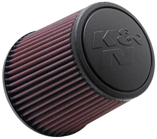 K&N RE-0930 Red Round Tapered Universal Clamp-On Air Filter