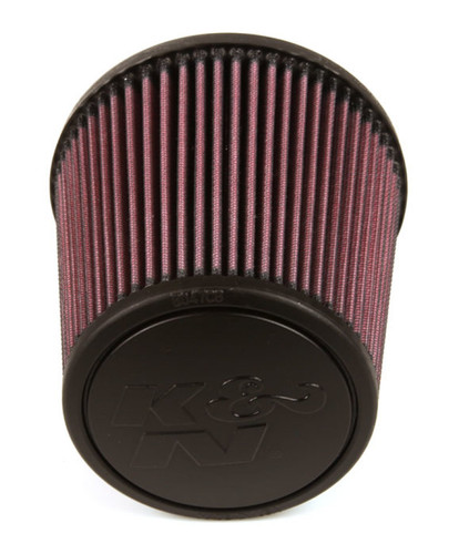 K&N RE-0930 Red Round Tapered Universal Clamp-On Air Filter