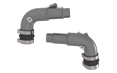 K&N 77-1013KC Charge Pipe Kit for 2022-2026 Toyota Sequoia Tundra - Gunmetal Gray Aluminum, 3in, 12.3 HP Gain