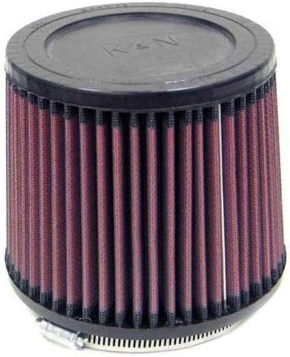 K&N RU-4260 Universal Clamp-On Air Filter - Round Tapered, Cotton Gauze, 5.875" OD x 5" H