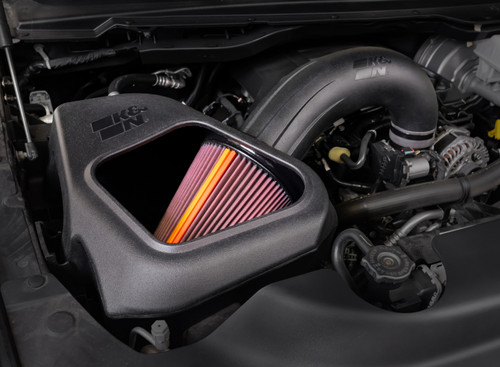 K&N 50-1578 NextGen Cold Air Intake Kit for 2019-2026 Ram 1500 V8 5.7L - Red Oiled Cotton Filter, HDPE Tube