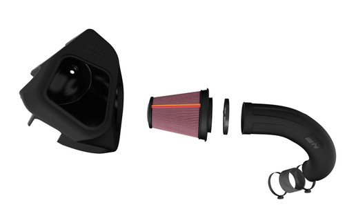 K&N 50-1578 NextGen Cold Air Intake Kit for 2019-2026 Ram 1500 V8 5.7L - Red Oiled Cotton Filter, HDPE Tube