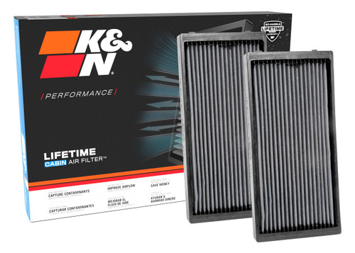 K&N VF3019 Washable Cabin Air Filter for 2000-2019 BMW X5 X6 (2 Pack)