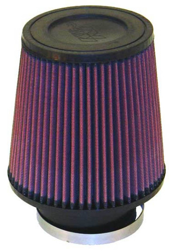 K&N RE-0950 Red Round Tapered Universal Clamp-On Air Filter