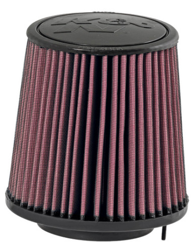 K&N E-1987 Round Replacement Air Filter for 1993-1997 Lexus Toyota LX450 Land Cruiser - Red Cotton Gauze, Lifetime Warranty