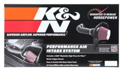 K&N 57-1561 57 Series FIPK Performance Air Intake System for 2009-2018 Dodge, Ram 1500, 2500, Ram 1500 - Red Cotton Gauze Filter, Gen II