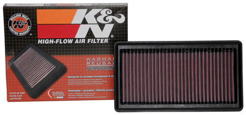 K&N High-Flow Air Filter 33-5103 for 2020-2026 Hyundai Venue - Panel Replacement Filter