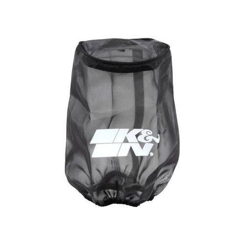 K&N RU-3130DK Air Filter Wrap - Black Drycharger for Round Tapered Filters