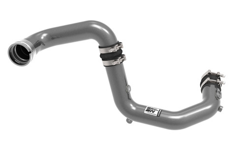 K&N 77-1020KC Charge Pipe Kit for 2023-2026 Ford Bronco Ranger - Gunmetal Gray Aluminum, 3in, 13.3 HP Gain
