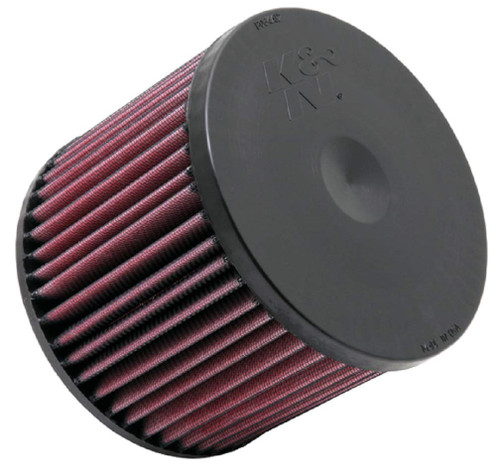 K&N E-1996 Round Replacement Air Filter for 2011-2012 Audi A8 Quattro - Red Cotton Gauze, Lifetime Warranty