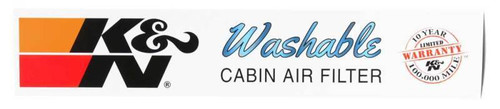 K&N VF4002 Washable Cabin Air Filter for 2007-2020 Mercedes Sprinter Dodge Sprinter