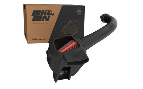 K&N 50-2593 NextGen Cold Air Intake Kit for 2020-2022 Ford F-250/F-350 V8 6.2L - Red Oiled Cotton Filter, HDPE Tube