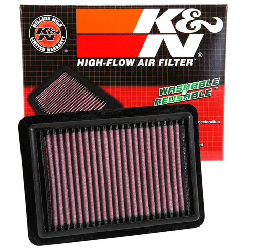 K&N High-Flow Air Filter 33-5027 for 2015-2020 Honda Fit - Panel Replacement Filter