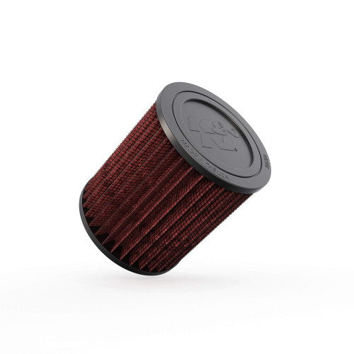 K&N E-1998 Round Replacement Air Filter for 2012-2018 Audi A8 Quattro - Red Cotton Gauze, Lifetime Warranty