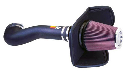 K&N 57-2551 57 Series FIPK Performance Air Intake System for 2003-2004 Lincoln Navigator - Red Cotton Gauze Filter, Gen II