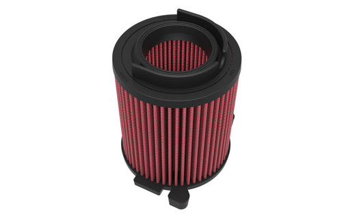 K&N E-2014 Round Replacement Air Filter for 2004-2016 Audi A3 VW Jetta - Red Cotton Gauze, Includes Grease