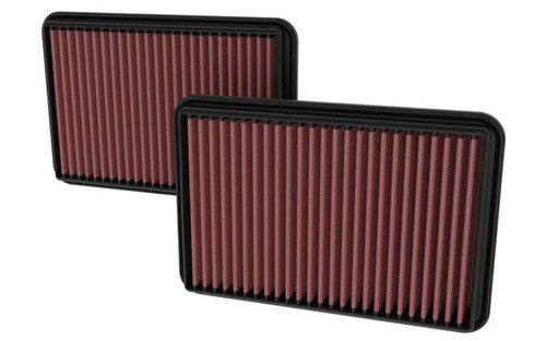 K&N High-Flow Air Filter 33-5115 (Set of 2) for 2021-2024 Ram 1500 - Panel Replacement Filter