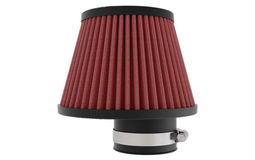 K&N RU-9920 Red Round Universal Clamp-On Air Filter for Legend/Dwarf Race Cars