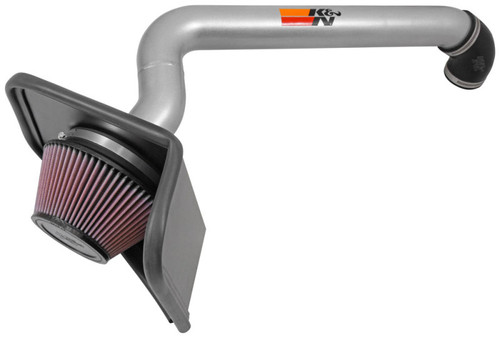 K&N 77-1565KS Typhoon Cold Air Intake System for 2015-2022 Jeep Compass Renegade - Silver Tube, Red Filter, 9.49 HP Gain
