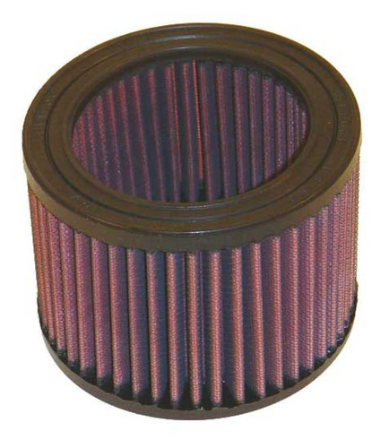K&N E-2400 Round Replacement Air Filter for 1970-1974 MG MGB - Red Cotton Gauze, Lifetime Warranty