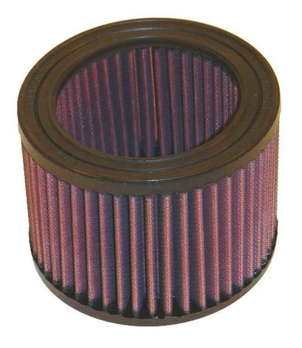 K&N E-2400 Round Replacement Air Filter for 1970-1974 MG MGB - Red Cotton Gauze, Lifetime Warranty