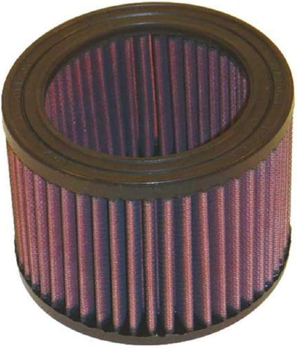 K&N E-2400 Round Replacement Air Filter for 1970-1974 MG MGB - Red Cotton Gauze, Lifetime Warranty