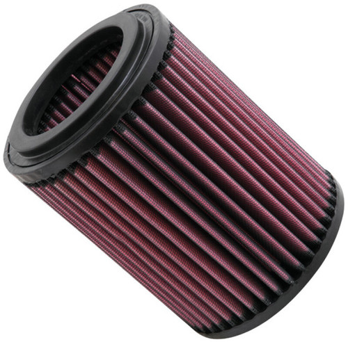 K&N E-2429 Round Replacement Air Filter for 2011-2018 Audi A6 - Red Cotton Gauze, Lifetime Warranty